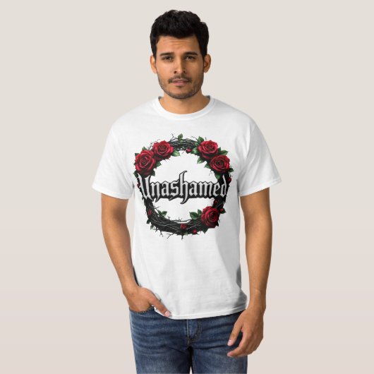 T-Shirt "Unbeschämte Werte" (Vorne ganz)
