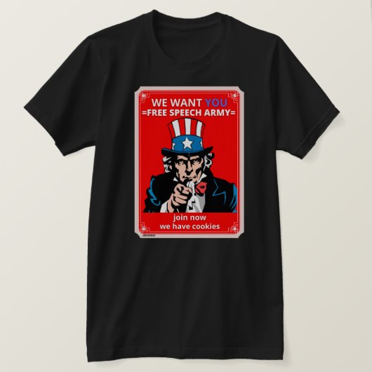 T - Shirt "UNCLE SAM" (Design vorne)