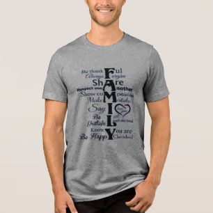 T - Shirt- und Familienlinien Tri-Blend Shirt