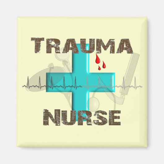 T - Shirt und Geschenke aus Trauma Magnet (Vorne)