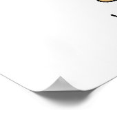 T - Shirt und Geschenke buchen Poster (Ecke)