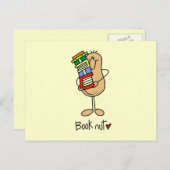 T - Shirt und Geschenke buchen Postkarte (Vorne/Hinten)