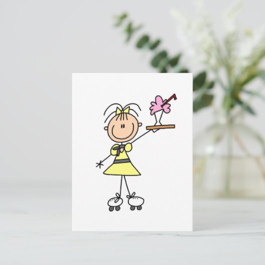 T - Shirt und Geschenke der 50er Jahre Postkarte (Stehend Vorderseite)