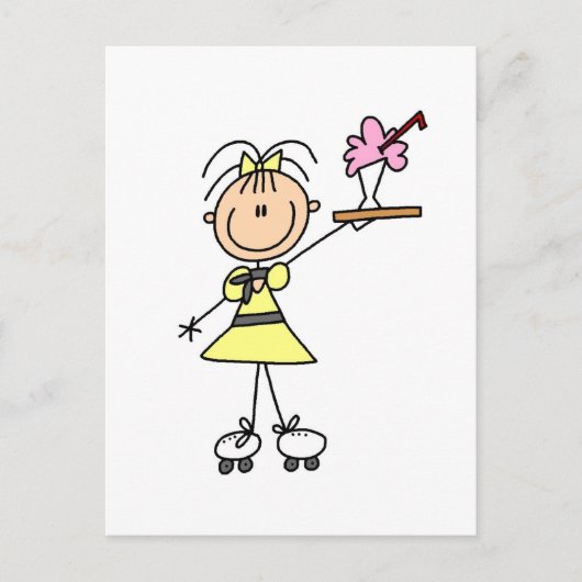 T - Shirt und Geschenke der 50er Jahre Postkarte (Vorderseite)