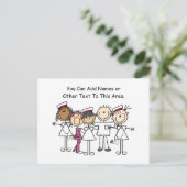 T - Shirt und Geschenke der Krankenwoche Postkarte (Stehend Vorderseite)