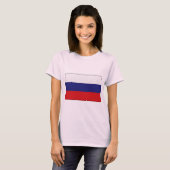 T - Shirt und Geschenke der russischen Flagge (Vorne ganz)