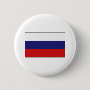 T - Shirt und Geschenke der russischen Flagge Button