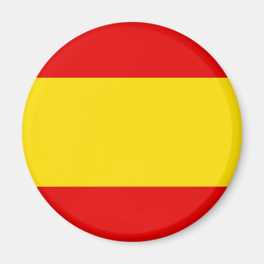 T - Shirt und Geschenke der spanischen Flagge Magnet (Vorne)