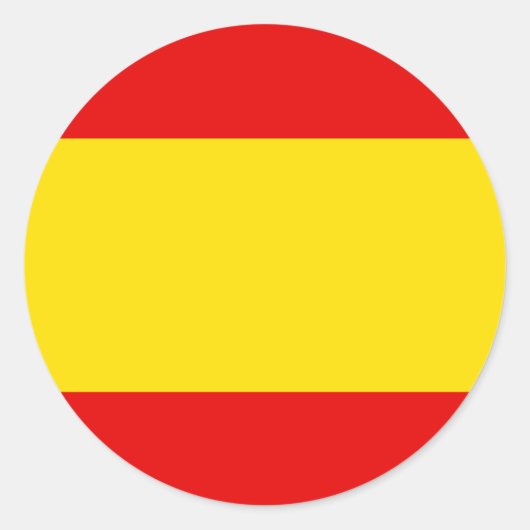 T - Shirt und Geschenke der spanischen Flagge Runder Aufkleber (Vorderseite)