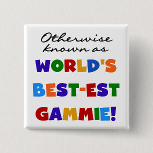 T - Shirt und Geschenke der weltbesten Gammie Button