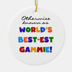 T - Shirt und Geschenke der weltbesten Gammie Keramik Ornament