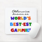 T - Shirt und Geschenke der weltbesten Gammie Mousepad (Mit Mouse)