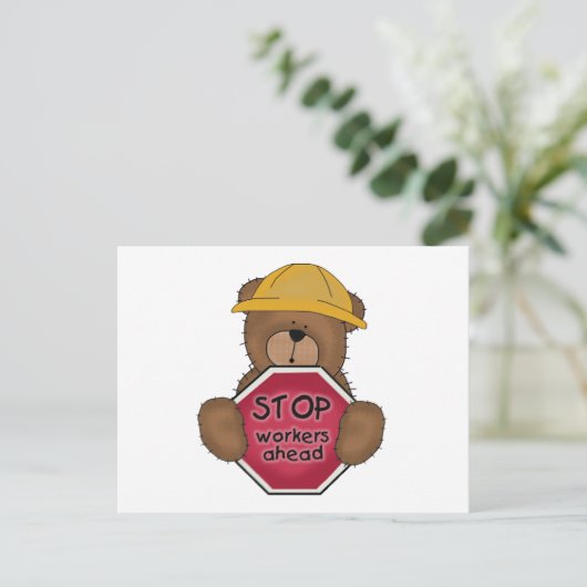 T - Shirt und Geschenke für Bären Postkarte (Stehend Vorderseite)