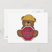 T - Shirt und Geschenke für Bären Postkarte (Vorne/Hinten)