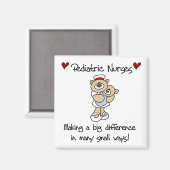 T - Shirt und Geschenke für Bärenpflege Magnet (Vorderseite/Rückseite)