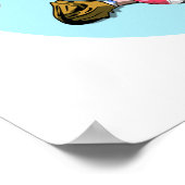 T - Shirt und Geschenke für Baseball Poster (Ecke)