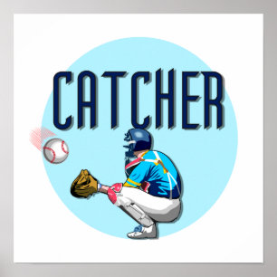 T - Shirt und Geschenke für Baseball Poster