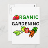 T - Shirt und Geschenke für Bio Gärten Postkarte (Vorne/Hinten)