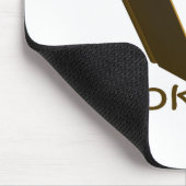 T - Shirt und Geschenke für Buchwürmer. Mousepad (Ecke)