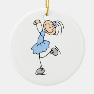 T - Shirt und Geschenke für den Blue Girl Figure- Keramikornament