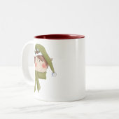 T - Shirt und Geschenke für den Urlaub am Elf Zweifarbige Tasse (Vorderseite Links)