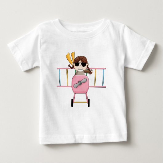 T - Shirt und Geschenke für Girl Pilot (Vorderseite)