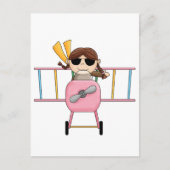 T - Shirt und Geschenke für Girl Pilot Postkarte (Vorderseite)