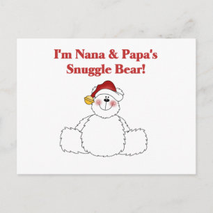 T - Shirt und Geschenke für Nana und Papa Postkarte