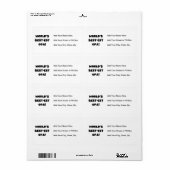 T - Shirt und Geschenke für Opa Black Text weltwei (Vorne)