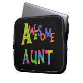 T - Shirt und Geschenke für phantastische Tante Laptopschutzhülle (Vorderseite Links)