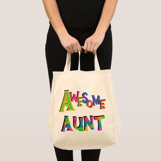 T - Shirt und Geschenke für phantastische Tante Tragetasche (Vorderseite (Produkt))