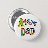 T - Shirt und Geschenke für phantastische Väter Button (Vorne & Hinten)