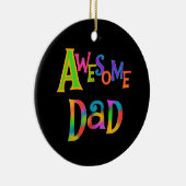 T - Shirt und Geschenke für phantastische Väter Keramik Ornament (Rechts)