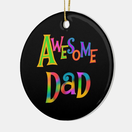 T - Shirt und Geschenke für phantastische Väter Keramik Ornament (Links)