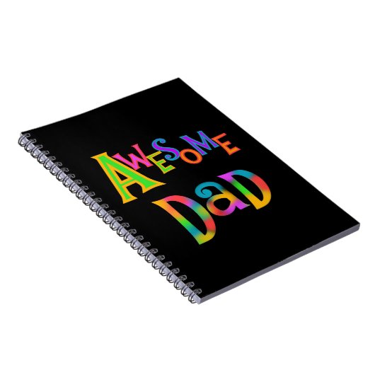 T - Shirt und Geschenke für phantastische Väter Notizblock (Rechte Seite)