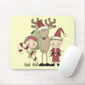T - Shirt und Geschenke für Rentiere und Elfen Mousepad (Mit Mouse)