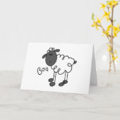 T - Shirt und Geschenke für Strichmännchen Karte (Gelbe Blume)