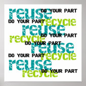 T - Shirt und Geschenke gerecycelt Poster (Vorne)