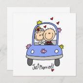 T - Shirt und Geschenke nur verheiratet Ankündigung (Vorne/Hinten)