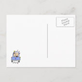 T - Shirt und Geschenke nur verheiratet Ankündigungspostkarte (Rückseite)