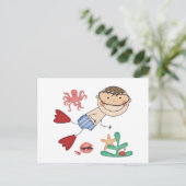 T - Shirt und Geschenke Postkarte (Stehend Vorderseite)
