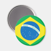 T - Shirt und Geschenke unter brasilianischer Flag Magnet (Vorderseite/Rückseite)