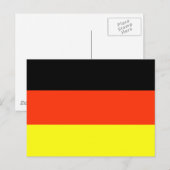 T - Shirt und Geschenke unter deutscher Flagge Postkarte (Vorne/Hinten)