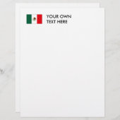 T - Shirt und Geschenke unter mexikanischer Flagge (Vorne/Hinten)