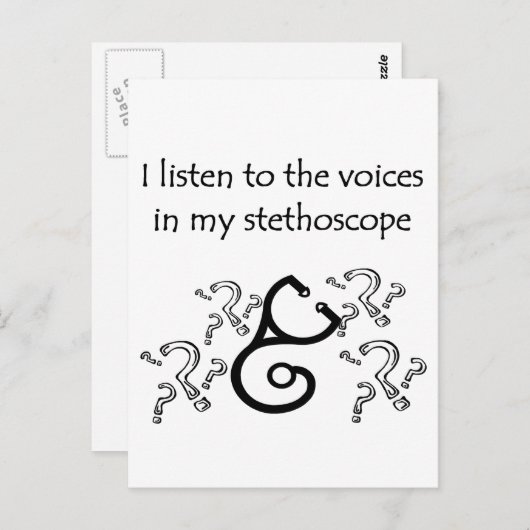 T - Shirt und Geschenke von Funny Doctor oder Nurs Postkarte (Vorne/Hinten)