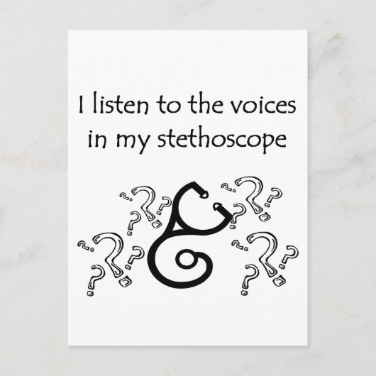T - Shirt und Geschenke von Funny Doctor oder Nurs Postkarte (Vorderseite)