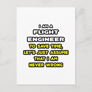 T - Shirt und Geschenke von Funny Flight Engineer Postkarte