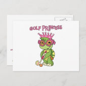 T - Shirt und Geschenke von Golfprincess Postkarte (Vorne/Hinten)