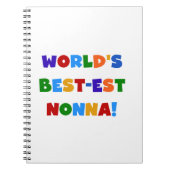 T - Shirt und Geschenke zu den schönsten Nonna-Bri Notizblock (Vorderseite)