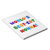 T - Shirt und Geschenke zu den schönsten Nonna-Bri Notizblock (angewinkelt)